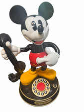 Vintage 1997 Disney Mickey Mouse Animated Telephone Telemania Collectible picture