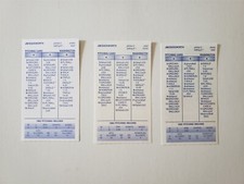 Jim Duckworth 1963 to 1965 Strat-O-Matic Card  Lot of 3  Cards picture