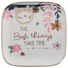 Karma, Flora Square Trinket Tray Large Sloth picture