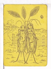 Single Playing Card Vintage Antique Lacquer 