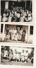 Classroom pic Children Dog Generation School Family PA Vintage lot of 3 photos picture