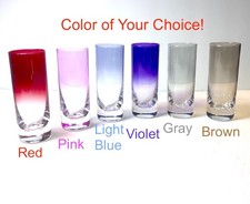 LSA INTERNATIONAL GRAND VODKA SHOT GLASS COLOR YOUR CHOICE 3 OZ NEW REPLACEMENT picture