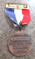1937 Naurashank Lodge 939 F&AM Masonic Scholarship Medal Nanuet NY, E. Stetner picture