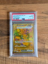 Pokemon TCG PSA 10 Pikachu ex 179/131 Sv: Prismatic Evolutions Gold Hyper Rare  picture