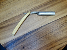 Antique Wm. Straube Straight Razor Celluloid Made in Germany picture