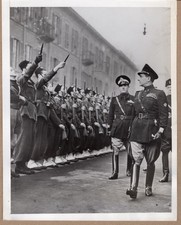1938 General Archille Starace Secretary General Fascist Party Milan Italy Photo picture