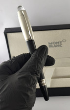 Smooth Montblanc Starwalker Black Body + Silver Clip | Ballpoint Pen | Black Ink picture
