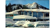 Bill Briner Squaw Valley Lodge Olympics Era Postcard 1960s Plastichrome picture