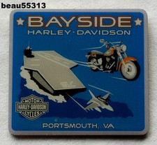 Bayside Portsmouth Virginia Harley Davidson Dealer Dealership Vest Pin picture
