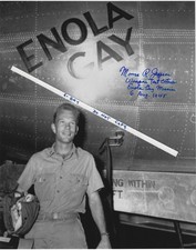 Morris Jeppson, Enola Gay, Hiroshima, Atomic Bomb, 509th, 8x10, Tinian,B-29 picture