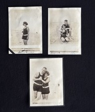 Lot Of (3) Original 1924 Bayville, Oaster Bay, Long Island Photos, Swimsuits Vtg picture