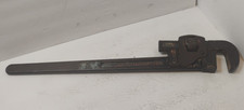 Vintage 1918 24” TRIMO Pipe Wrench Drop Forged Trimont MFG Co. Roxbury Mass USA picture