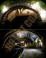 Abandoned City Hall Sub Station New York City Art Deco 8x10 Photo picture
