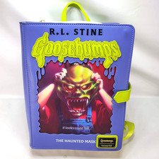 New Loungefly Goosebumps The Haunted Mask Figural Glow-In-The-Dark Backpack picture