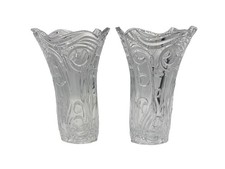 Lot Of 2  Matching VTG Czech Republic Crystal 14