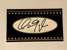 HAND SIGNED 44th US Vice President DAN QUAYLE Unused 2x4