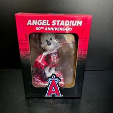 MLB Disney Mickey Mouse Figurine Red Angel Stadium 50th Anniversary Statue picture