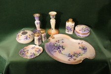 Antique W. Guerin & Co Limoges Vanity Dresser Tray and Accessories (11 pieces) picture