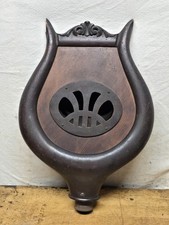 RARE Antique Phonograph Wood Horn In Shape Of Lyre Victor Edison Columbia picture
