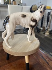 Austrian Porcelain Borzoi (Russian Wolfhound)figurin 1950 picture