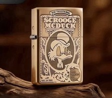 Scrooge McDuck  Dual Sided Brass Lighter Limited Edition Only 888 Made picture