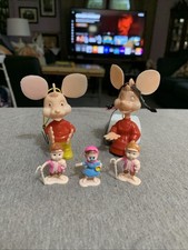 Vintage Topo Gigio/Rosie Blow Mold Ornament Figure Hong Kong plus tiny shepherds picture