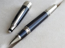 Montblanc JFK Special Edition 163 Black Rollerball Pen Luxury Gift Full Box New picture