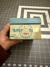 Vintage c. 1950's Baby Deer Trim Foot Shoes Shoe Box picture
