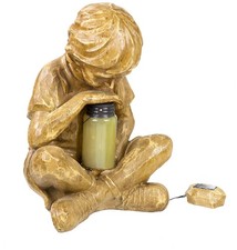 New Creative Boy with Firefly Solar Statue picture