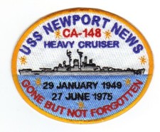 USS NEWPORT NEWS, CA-148 HEAVY CRUISER, GONE BUT NOT FORGOTTEN picture