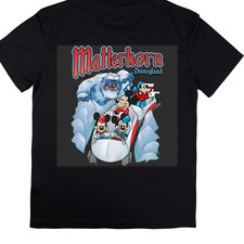 Disney Retro Matterhorn Sled Mickey & Friends Unisex Adult T Shirt 2XL picture