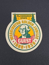 Vintage 1889-1939 Washington GOLDEN JUBILEE Guest 4