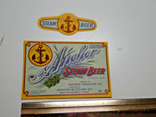 Vintage 1975 unused Anchor Steam Beer Labels picture