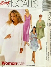 1990's VTG McCall's Women's Dress Pattern 2527 Size 18W-24W UNCUT picture