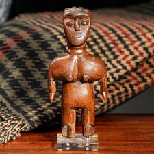Ewe Female Figure Vanvavi African Africa Antique Wood Sculpture Statue Art picture