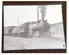 Aug 1955 Consumers Co.  0-4-0 Steam Locomotive South Beloit IL Negative picture