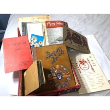 WwII USAF Air Force Scrapbook Lot Chanute AFB Photo DD214 Archive 4lb Case ID picture