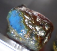 Excellent  Dominican Crystal Clear Orange Blue Amber Rough Specimen 40mm  16.3g picture