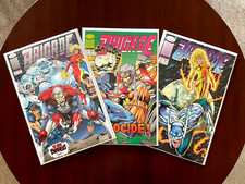 Brigade #1 #2 & #3 w/ Trading Card Inserts (Image 1993) Marat Mychaels 9.4 NM picture