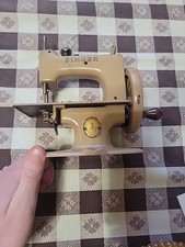 Singer No 20 Sewhandy Child's Toy Sewing Machine Box Clamp Sew Handy Beige picture