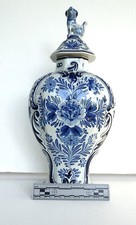 Delft De Porceleyne Fles Large Vase with Cap, 1892 picture