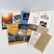 Vintage 1970s 1980s Christian Pamphlets Booklets Lot 11 Aglow Healing Overeating picture