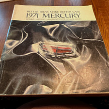 Mercury 1971 Sales Brochure Catalog Better Ideas Make Better Cars Marquis picture