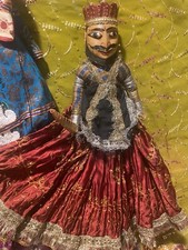 Indian Rajasthani Antique Kathputli Raja Puppet picture