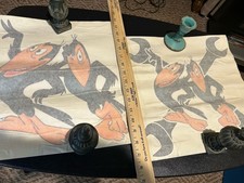 Vintage Meyercord Water-Slide Decal Heckle Jeckle Tool Box Unused New Old Stock picture