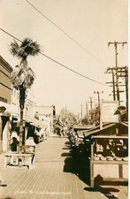 1940s Los Angeles California Olvera Street Occupation RPPC Postcard 25-6677 picture