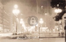 Street View Detroit MI Michigan 1928 #5 RPPC Photo Postcard COPY picture