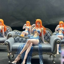 IU Studio One Piece Nami Resin Statue in stock IN STUDIO Suit Ver 2 Heads H16cm picture
