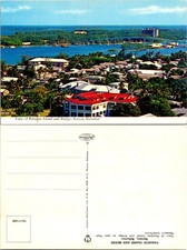 Calypso Distributors Postcard Paradise Island Bridge Nassau Bahamas Aerial View picture