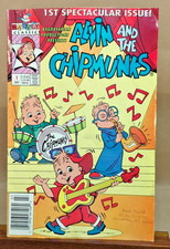 Vintage 1992 Harvey Classics Alvin and the Chipmunks 1st Spectacular Issue Comic picture